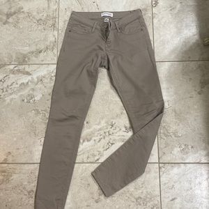 Express size 0 tan jeans
